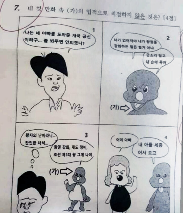 문제의 역사 문제.