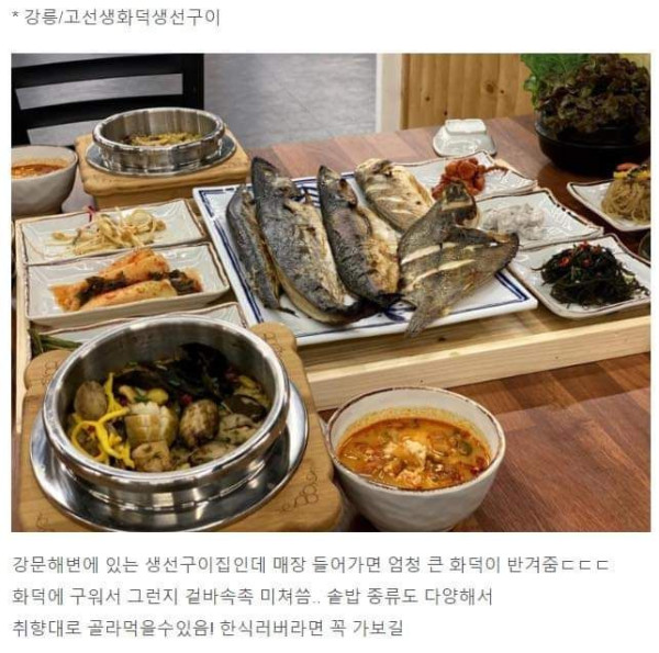 내돈내산 강원도 맛집 모음